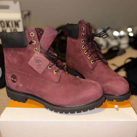 Timberland | Shoes | New Never Worn Timberland Maroon And 